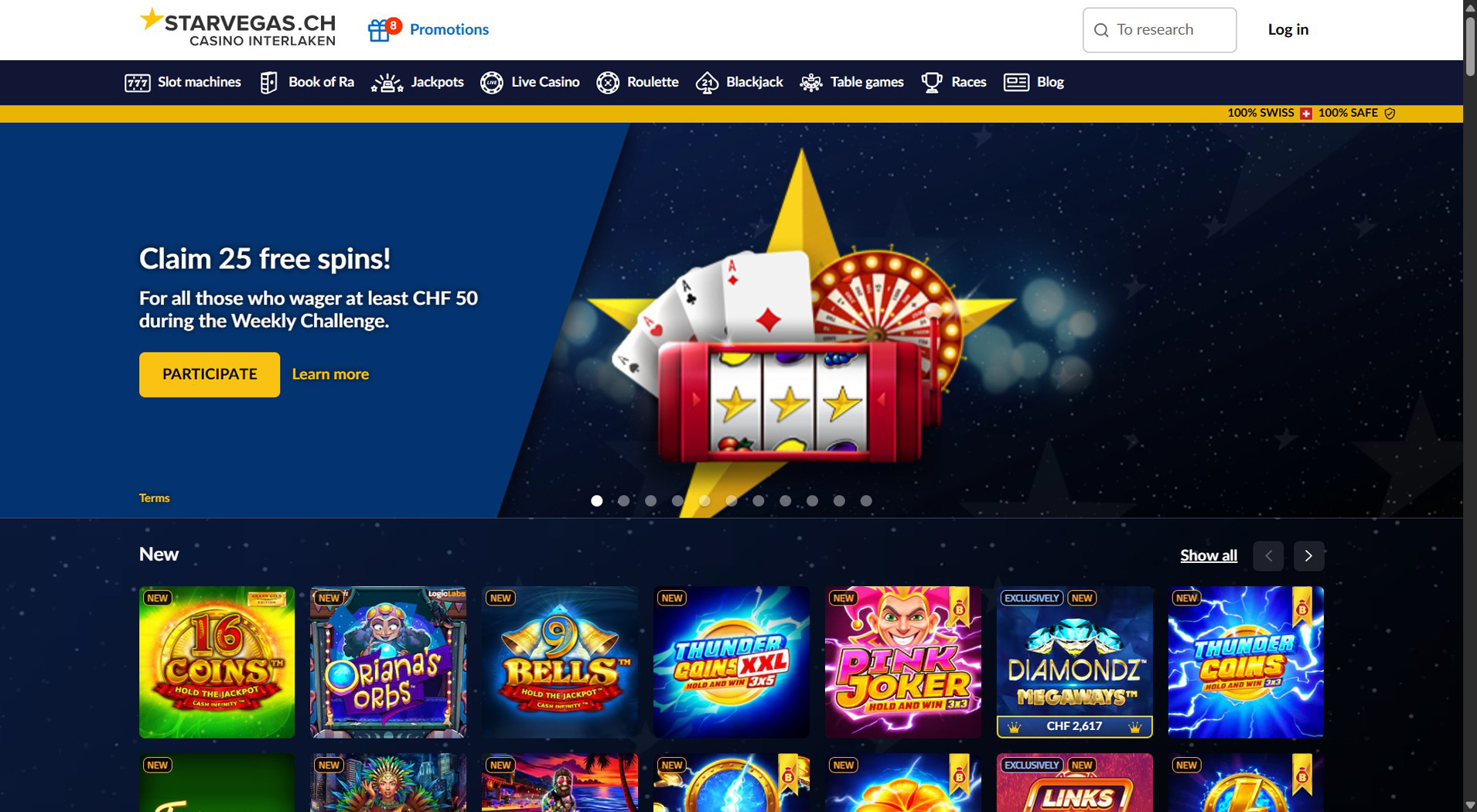 4. StarVegas- Opzione casinò Payforit affidabile